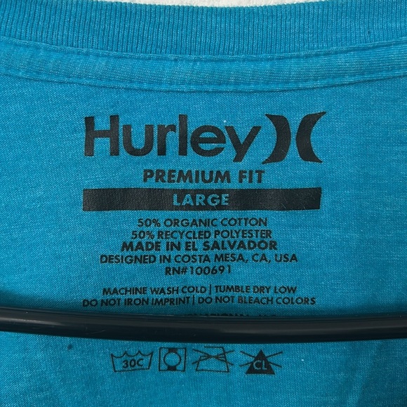 Men’s Hurley T-Shirt Size Large - Picture 3 of 4